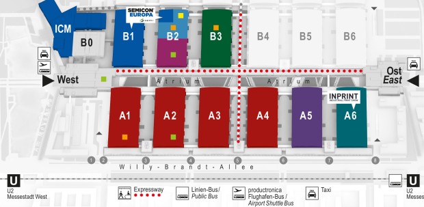 Productronica 2019 map